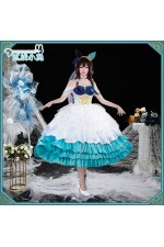 2XXT Cosplay Uma Musume Pretty Derby Vivlos Bride Wedding Formal Dress Cosplay Costume